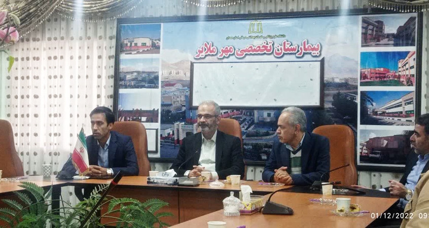 حضور دکتر ممتاز دانشکده ملایر 
